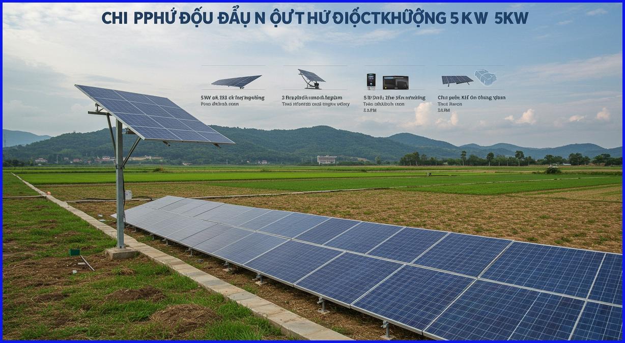 Chi phí đầu tư hệ thống 5kW