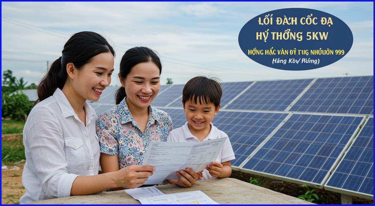 Chi phí đầu tư hệ thống 5kW