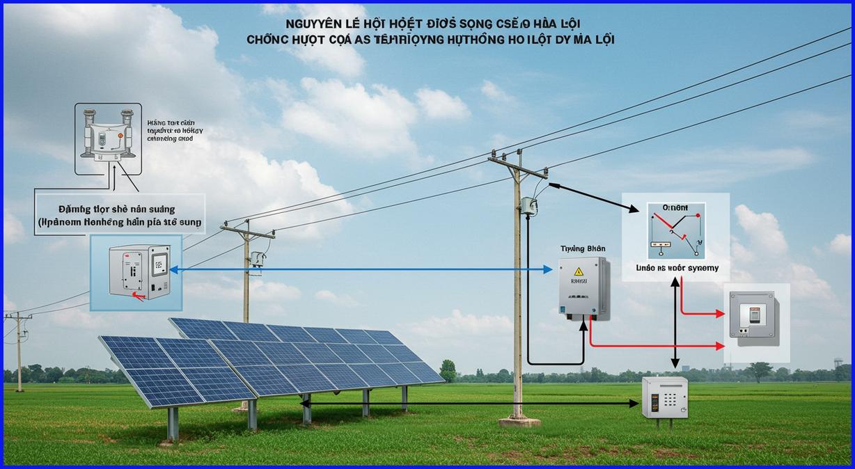 Nguyên lý hoạt động của hệ thống hòa lưới